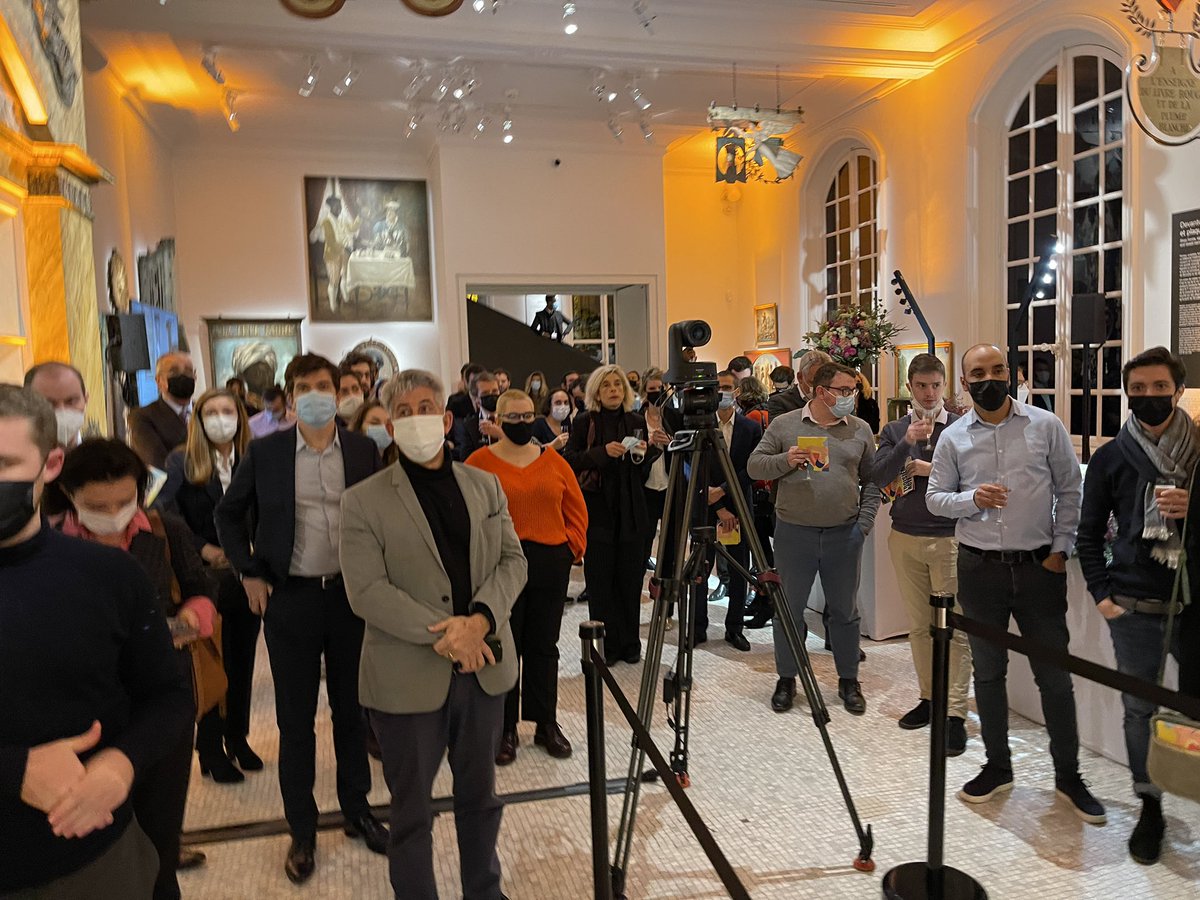 satellifax's tweet photo. Soirée « Le 3e acte de l’Hadopi » @museecarnavalet. Discours de la présidente par intérim de l’Hadopi, Monique Zerbib https://t.co/fIfBGTKcJM