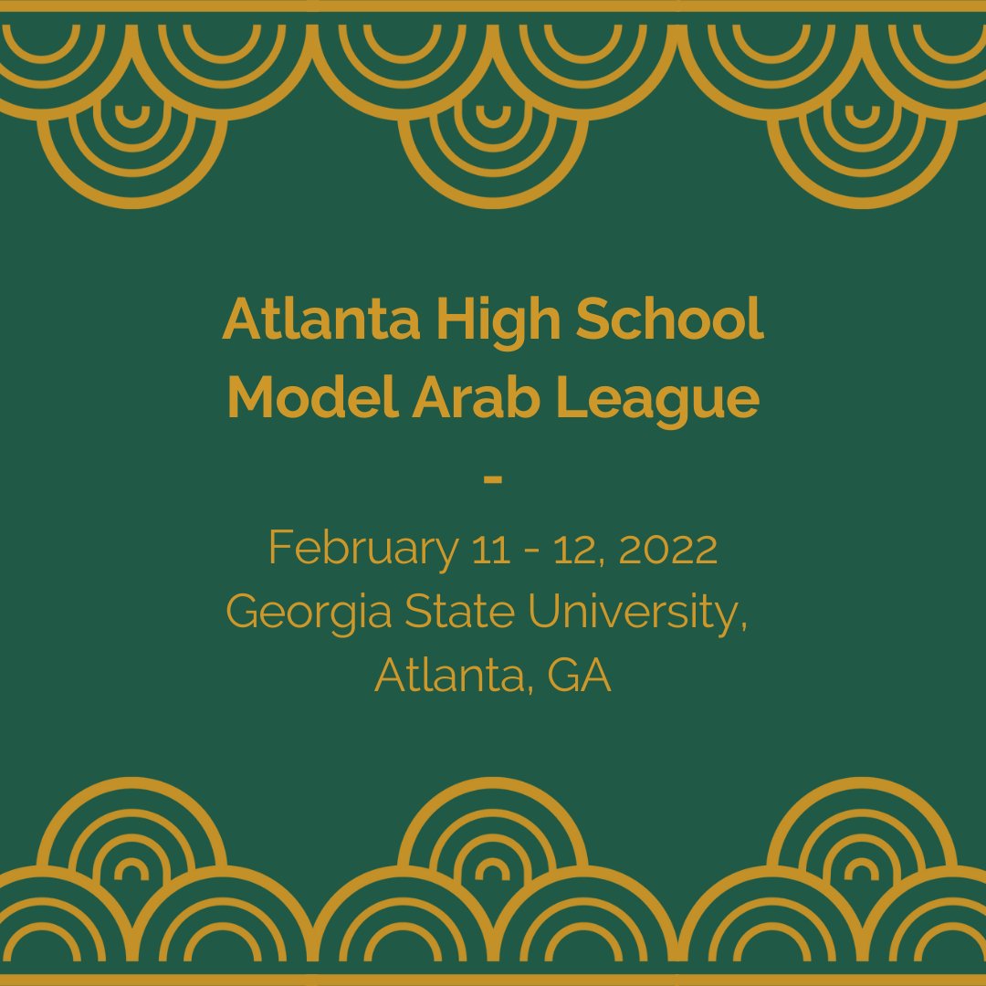 The first conference of 2022 will be in Atlanta, Georgia! Will we see your team there?

#modelarableague #highschooldebate #studentleadership