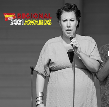 Revv52's tweet photo. We are thrilled to see #Revv52 member Kelli Northrup nominated by Broadway World as Best Performer in a Streaming Musical! Vote for her stunning performance now at the link below:  https://t.co/FUMg0SgjYt    #KelliNorthrup #BroadwayWorld #VirtuallyYours #YYCsinger #Altolife https://t.co/qo941t6mnU