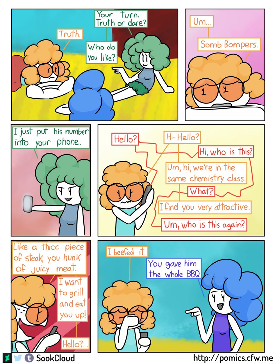 SookCloud's tweet photo. Nerves getting the best of another hopeless romantic
#webcomic #comic #pomic https://t.co/jjokU03LHP