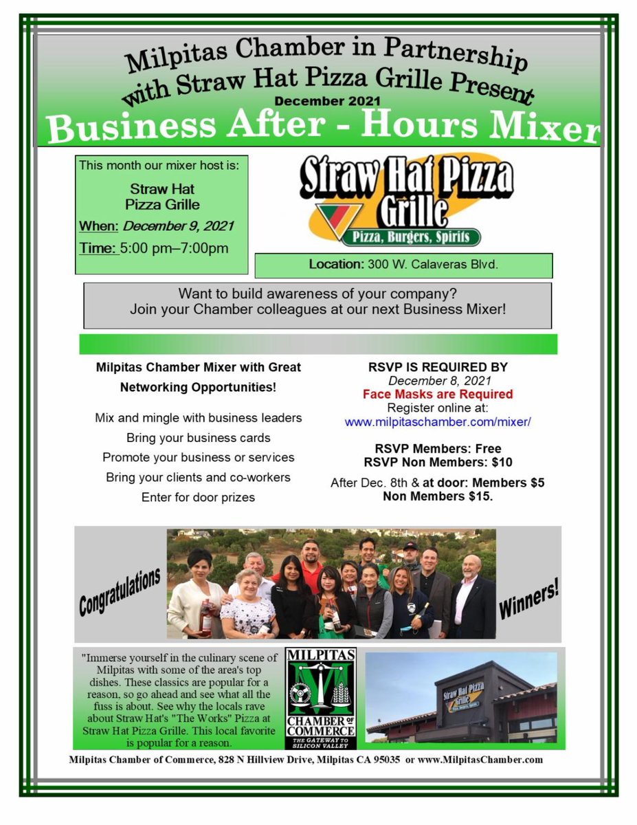 conta.cc/3dsmPII
Networking Mixer THIS Thursday - Register Today!
milpitaschamber.com/mixer/