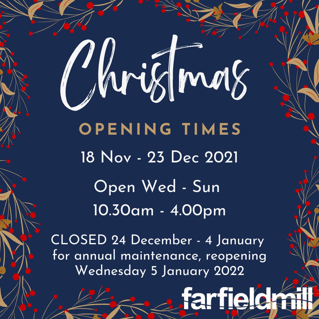 farfieldmill's tweet photo. We are open Wed-Sun 10.30-4 and the pefect place to avoid the crowds, enjoy a #tastytreat in the Tea Room, see some #art and #textiles in the galleries and of course find those perfect #unique #gifts. #sedbergh #cumbria #feelingfestive #shoplocal #supportartists #avoidthecrowds https://t.co/51Wp0qojhu