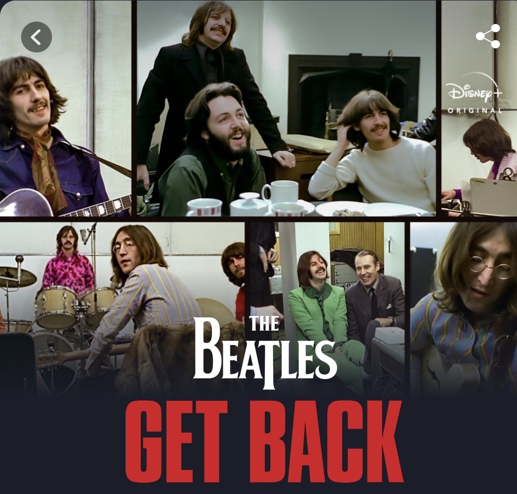Huge fan of The Beatles and Peter Jackson.

This is an outstanding series of unseen footage.  Worth the watch, just to see Paul McCartney produce 'Get Back' out of no where in a jam.

Mind blowing. Beautiful biopics of the relationships between them all.
#TheBeatlesGetBack