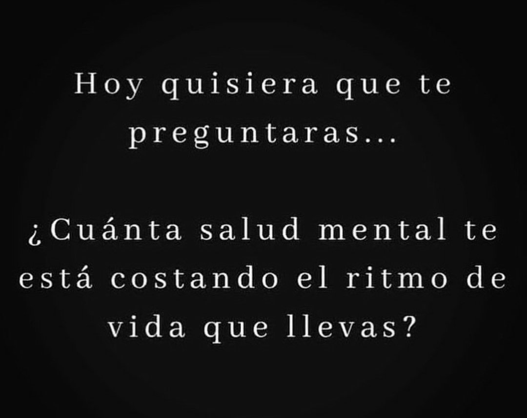 NataliaVartan's tweet photo. Esta pregunta me la hice yo hace pocos años. Y reduje ritmo de vida: mis horas de trabajo, mis ingresos, renuncié a cosas que al final resultaron no ser tan importantes..., y la cosa mejoró. Mucho. No estoy dando lecciones. Cada cual tiene su vida, pero en la mía lo hice así. https://t.co/YXsi8GcZNG