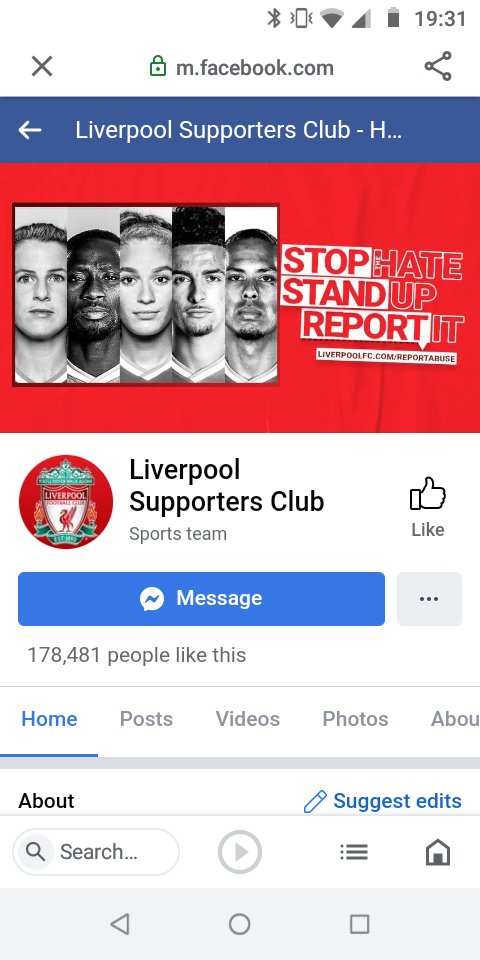 SimonShayward53's tweet photo. I'm sure some one @LFC will want to speak to whoever runs this on Facebook... Shocking it's fucking 2021... https://t.co/faDjxofkPY