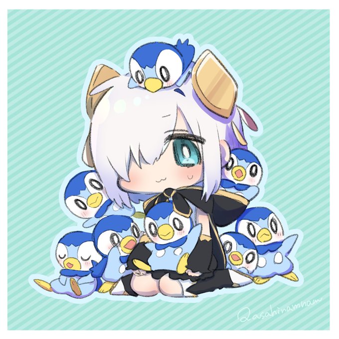 ポッチャマ色違いのtwitterイラスト検索結果