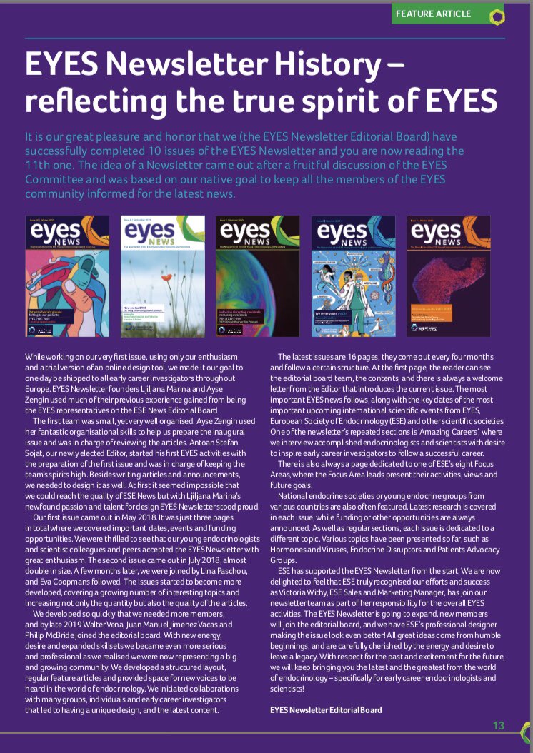 EYEScientists's tweet photo. As the year is coming to an end, it is time for #Decemberrewind with many great articles and features from our #EYESNewsletter starting with the true spirit of EYES ๐๐๐
https://t.co/0e6MdccZMK https://t.co/KENmhuK5Ys