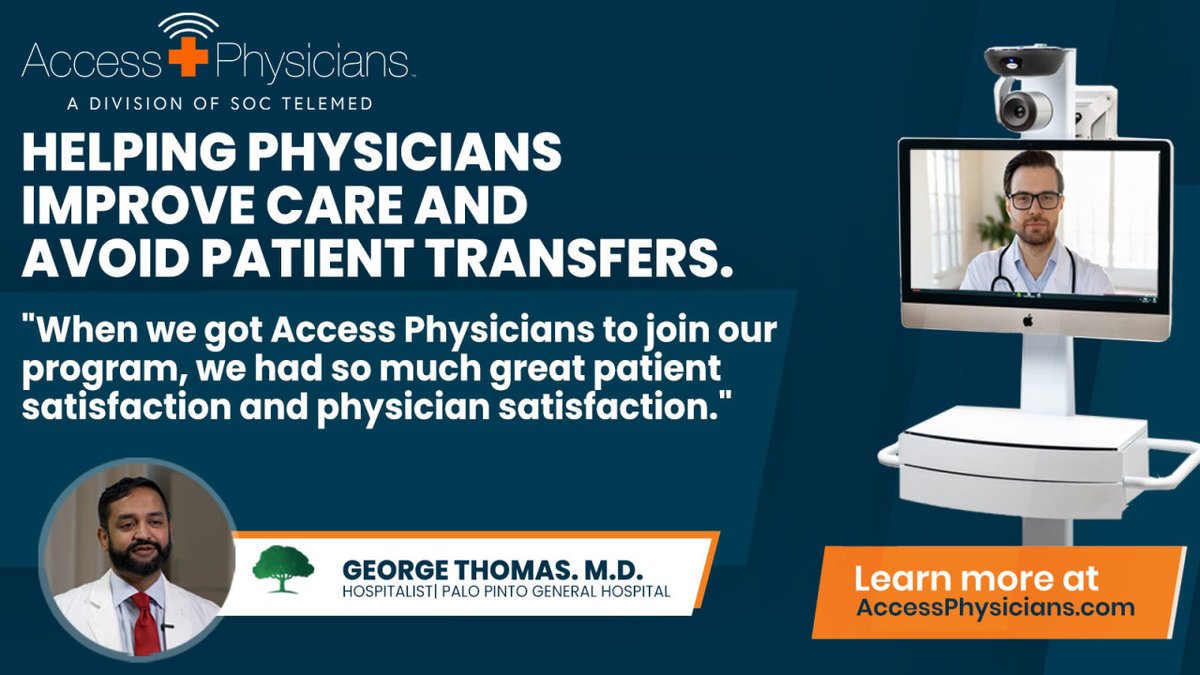 See how telemedicine helped hospitals like Palo Pinto General Hospital decrease patient transfers. Reducing Patient Transfers accessphysicians.com/pulmonary-and-…