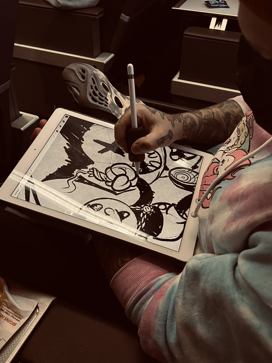 RyanHodge's tweet photo. @Coinbase_NFT gm. 

Give @SeanTat2s a look. His project and art @Cryptoon_Goonz is absolutely amazing. https://t.co/TBN1yTs4x5