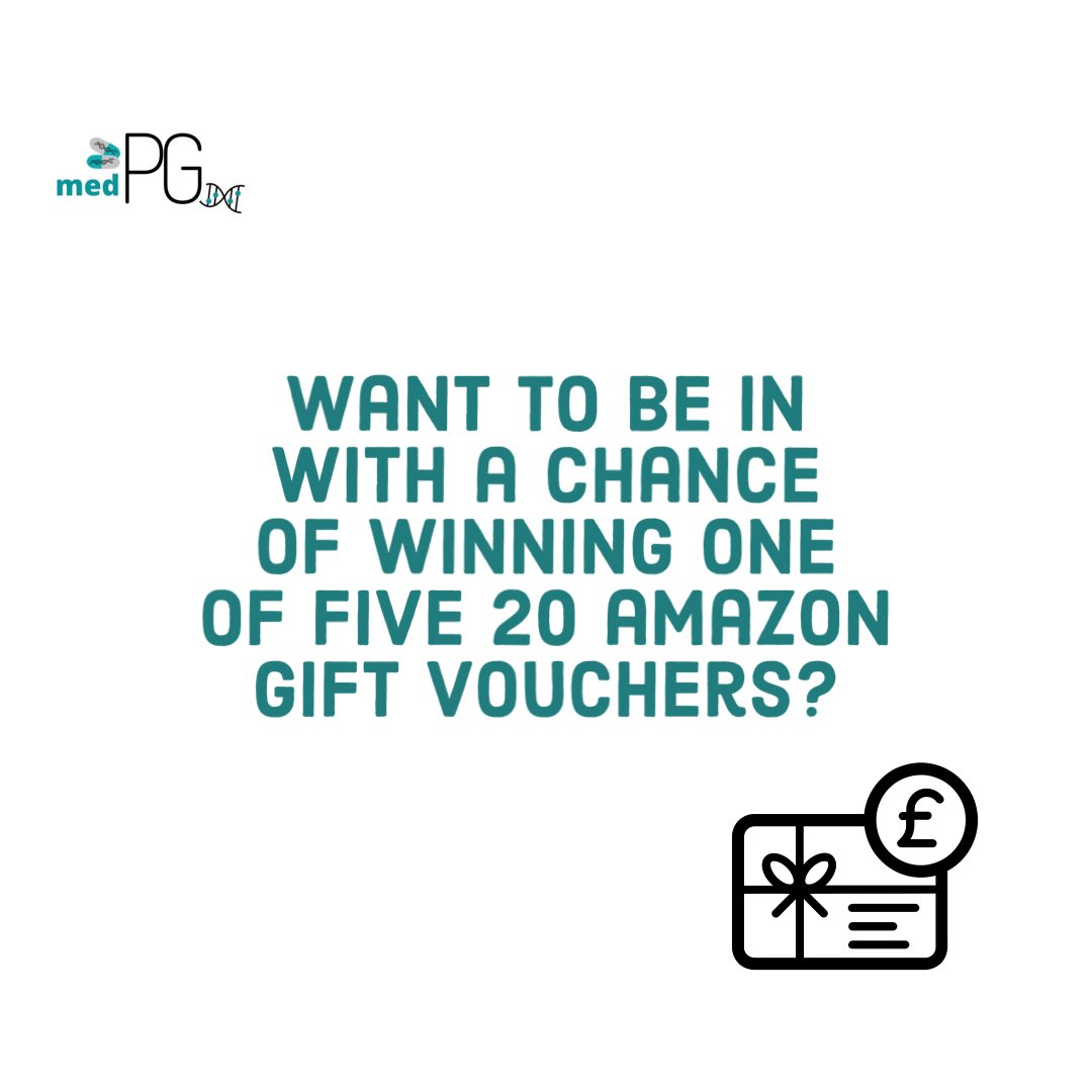 medPGx's tweet photo. Calling all #pharmacists in England! We want to hear about your views on #pharmacogenomics, please click the link in our bio and fill out the pharmacist survey and you could be in with a chance of winning a £20 amazon voucher! 💊🧬 https://t.co/VzFQspM1uP