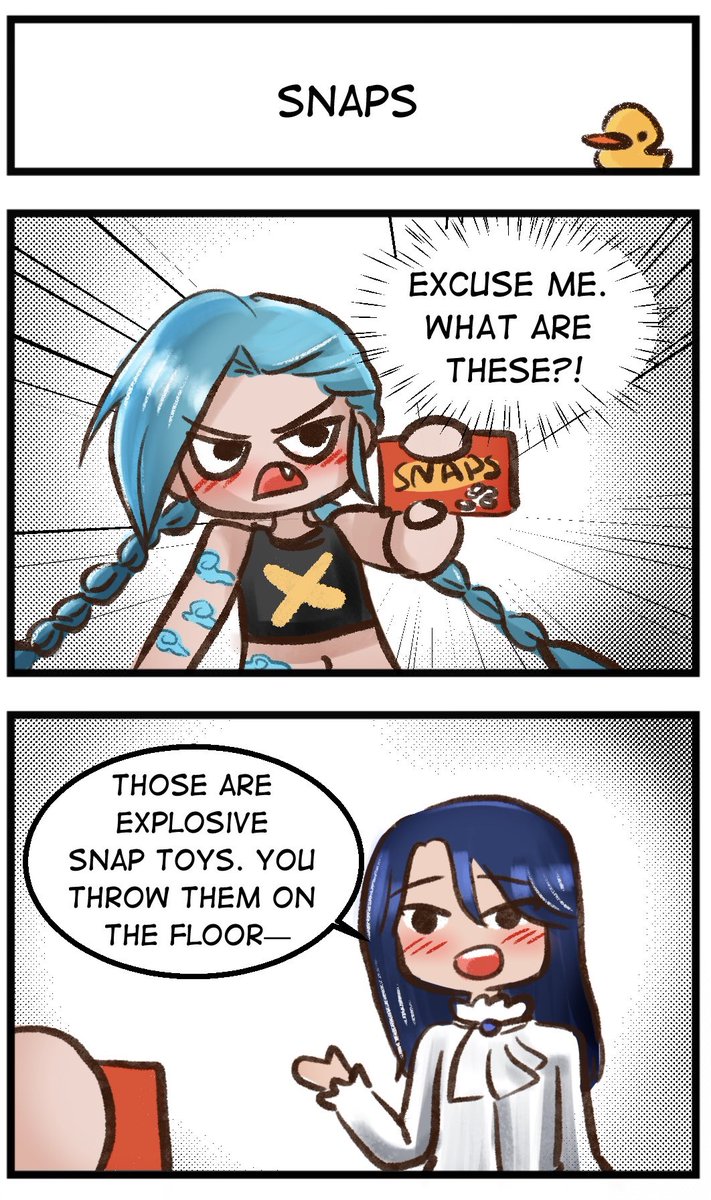 AG_Nonsuch's tweet photo. Snap, crackle, pop. #Arcane #ArcaneDoodleverse #jinx #Violyn #piltoversfinest https://t.co/DxckqmiJld