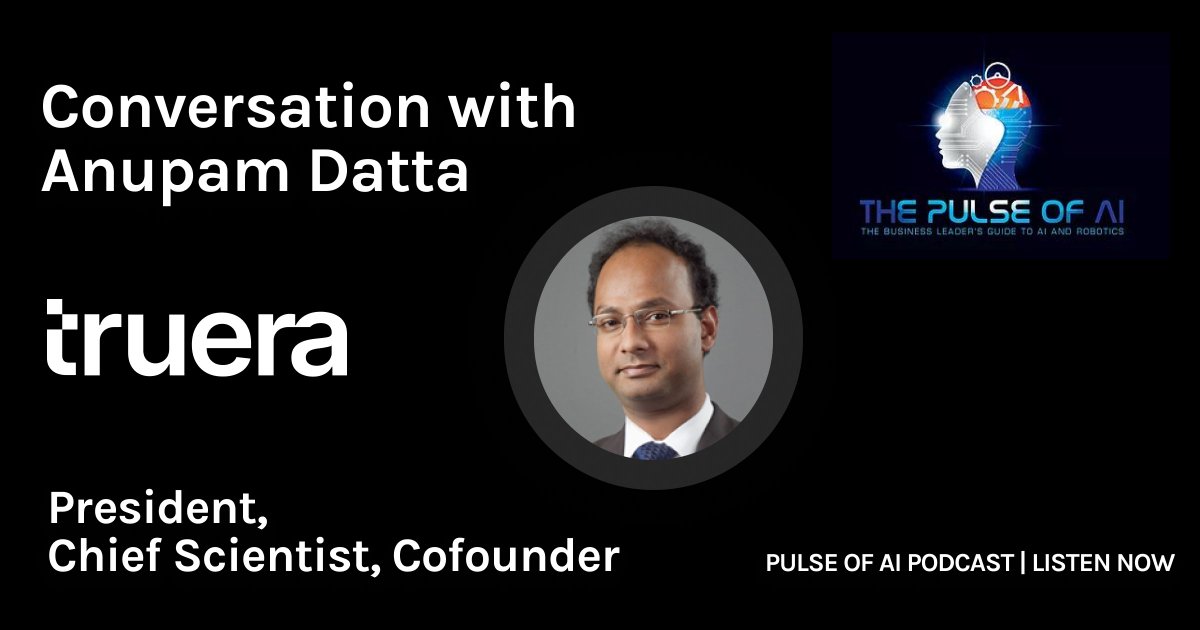 truera_ai's tweet photo. .@ThePulseofAI podcast interviews @datta_cs of TruEra about how to make #AI more transparent, fair, and effective.
How can companies both drive AI quality and eliminate bias?
https://t.co/d0w25z4zZE
#XAI #RAI #EthicalAI #AIQM #AIQuality #ExplainableAI #MLPM #ML https://t.co/3R96JqX9PU