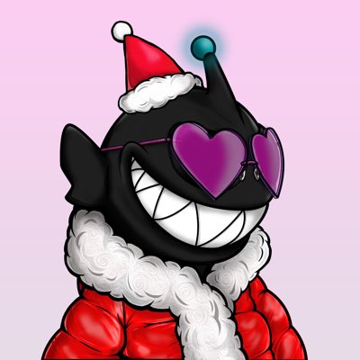 devsocutexo's tweet photo. It’s the most wonderful time of the year 👾🎅🏼🎄 #NFT @Wobblebug thanks love @StiggyNFT 😘 https://t.co/XmRZsQVXlv