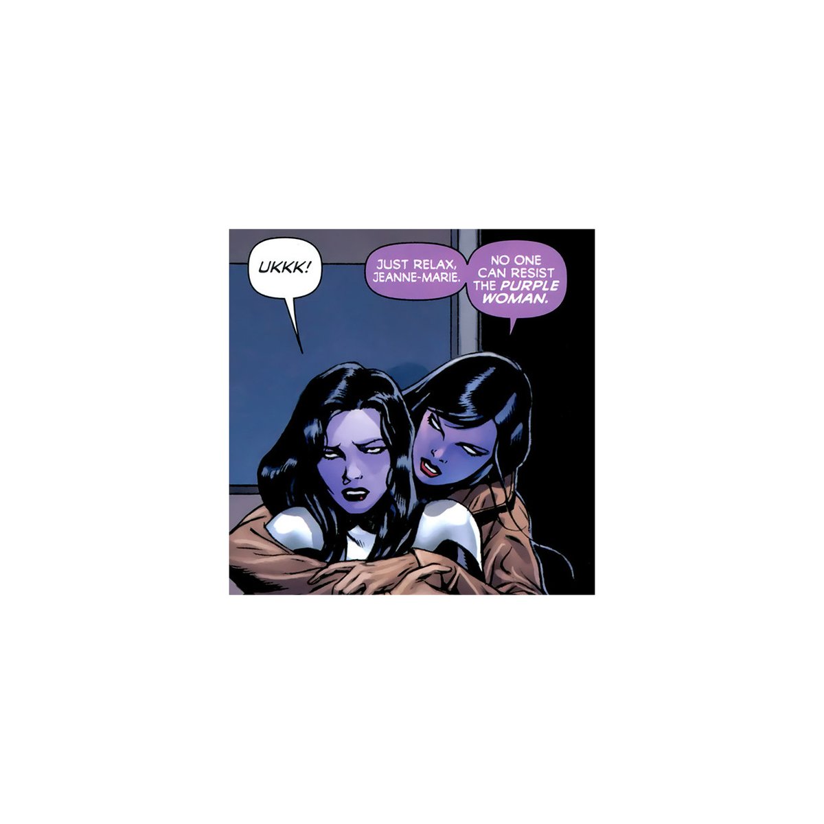 "No one can resist the Purple Woman~" 

Independent Villain RP Account for Marvel's Kara Killgrave. No Minors. Literate/Semi Literate. English Only. Lewd acceptable. Following Means I'm Interested In Writing With You. Autistic Mun.

Please be okay with Mind Control if following.