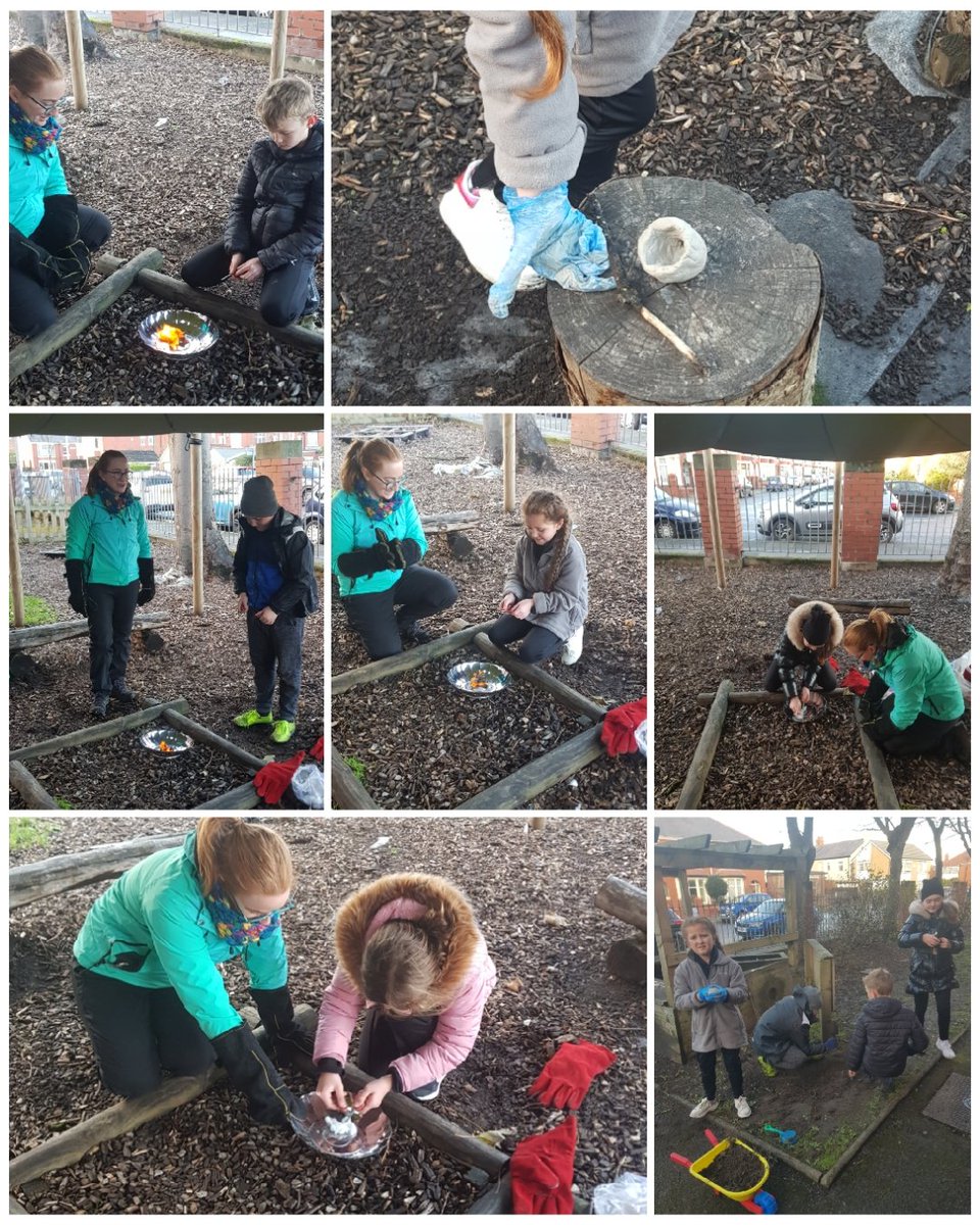 Quick #ForestSchool session this afternoon, making dragon sneezes to create fire 🐲💥🔥 <a href="/RPAschool/">Roseacre Primary Academy</a>