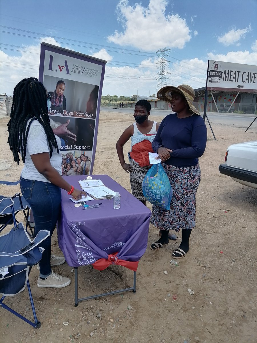 LvA_SouthAfrica's tweet image. LvA conducted an outreach in Diepsloot to raise awareness about LvA’s support services and create a safe environment to speak about GBV. As LvA has consistently conducted outreach initiatives in that area, two community members were already waiting for assistance.
#LvAinAction