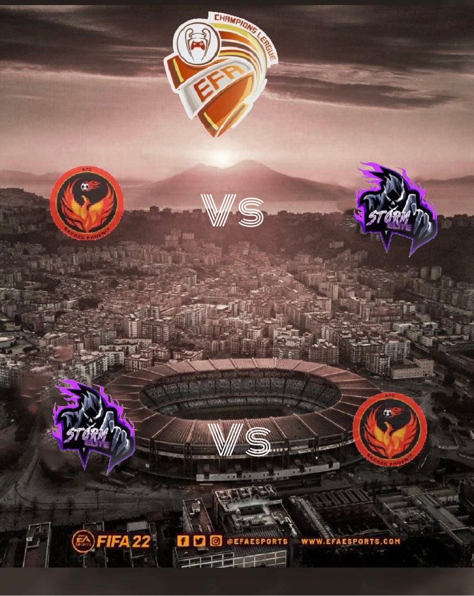 ApcSacred's tweet photo. 2nd Round @EfaEsports @ChampionsLeague 

🆚 @stm_elite 🇫🇷 

🕙 22:30

#Gosacred 🔥 https://t.co/GYw1gVQSyd