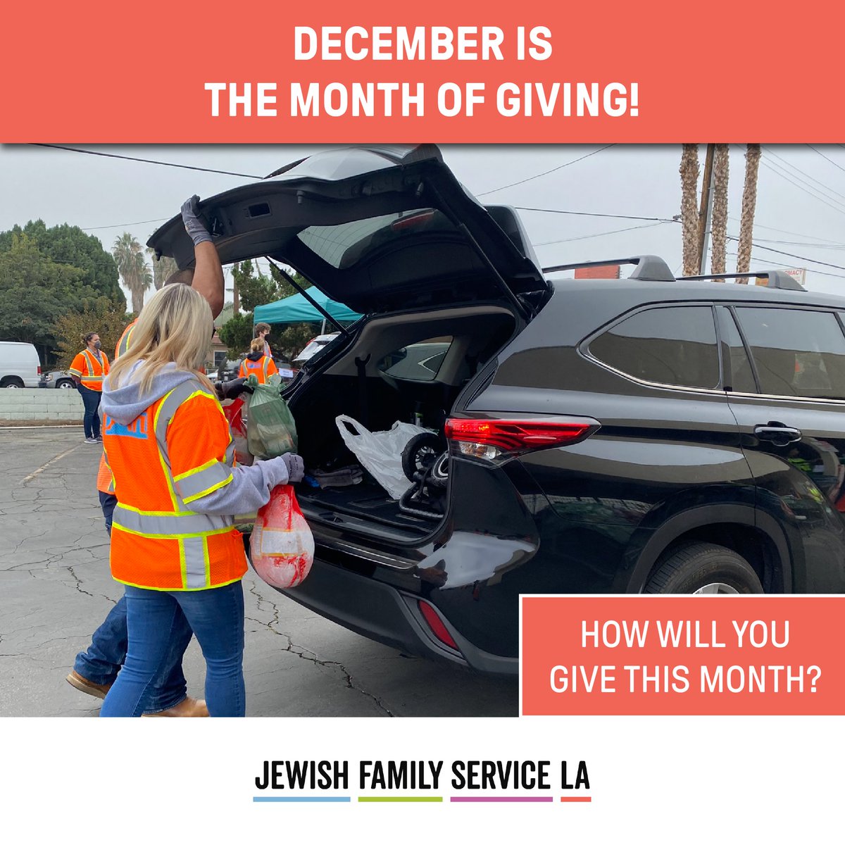 jfsla's tweet photo. December is the #MonthofGiving and it revolves around people making a difference in their communities by helping others.
How will you give this month? Need ideas on how to give? Check out our website for ways to give: https://t.co/1Jp7N8o8xN https://t.co/BbuzPuhyK6