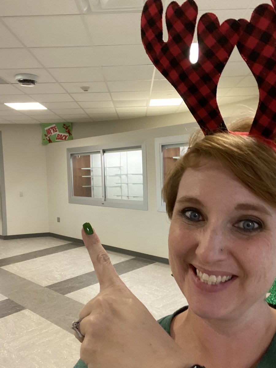 They finally moved upstairs for Reindeer day.  I wonder if they were worried about a stampede?!!! #wellselfieselfie #Explorewells <a href="/CFISDWells4th/">Wells 4th Grade</a>