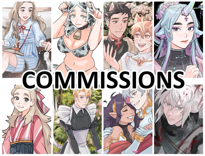 [RT❤️]  hi i'm open for commission again!🙇‍♀️

⭐️order info: https://t.co/y5F8gVnH5j 