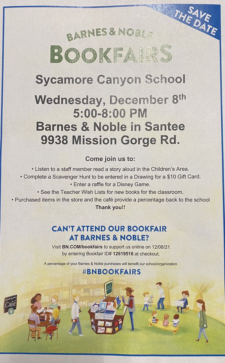 Come join us Wednesday Night at Barnes &amp; Noble, 5:00-8:00 PM.