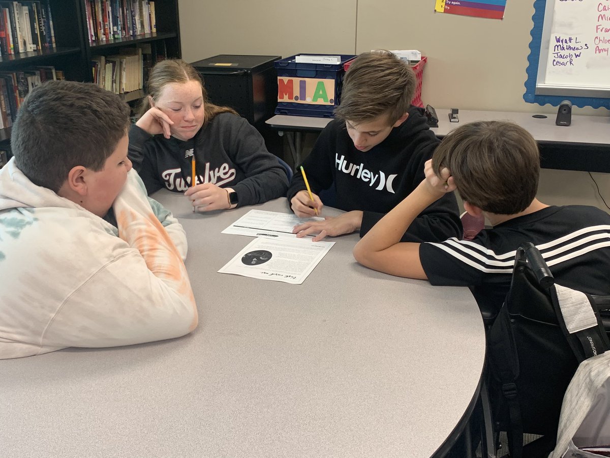 “A Christmas Carol” escape room to kick off our character study of Ebenezer Scrooge. #lovemylions <a href="/oakhillslions/">The Lions Den</a> @ohjhschoolnews <a href="/ela8_ohjh/">OHJH ELA 8</a>