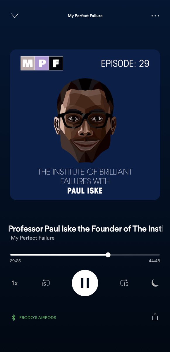 Frodo1977's tweet photo. Enjoying the @BrilliantF #Podcast in preparation of tomorrow’s @WorldWaternet monthly #Podclub #Serendipity 💙 Report on things that didn’t work and create a culture of #learning and safe space #VIRAL https://t.co/8HnaCBXYJp https://t.co/TewgLgx4g2