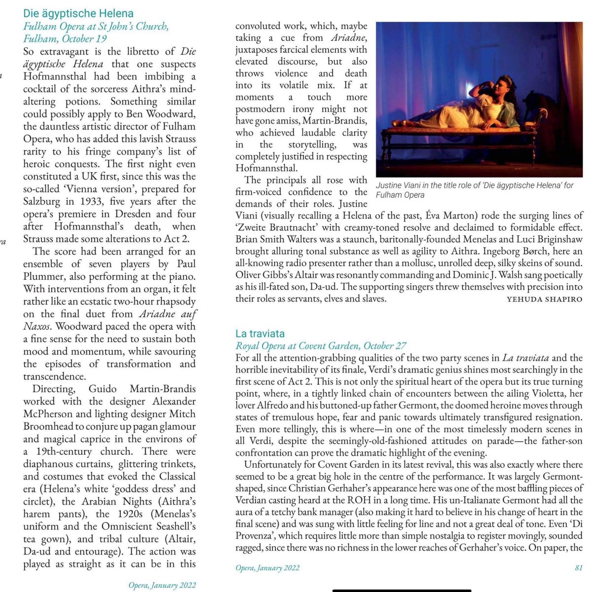 RegentsOpera's tweet photo. Another glorious review from our production of Die Ägyptische Helena
.
.
.
#OperaReview #RichardStrauss #FulhamOpera #DieÄgyptischeHelena https://t.co/4s06atzp4f