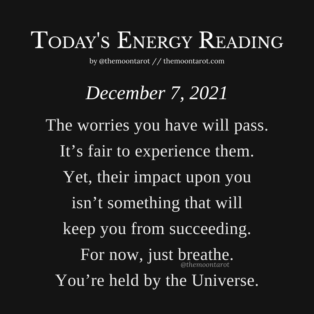 themoontarot_'s tweet photo. Today's Energy Reading: December 7th, 2021 https://t.co/QOAHx2ynin