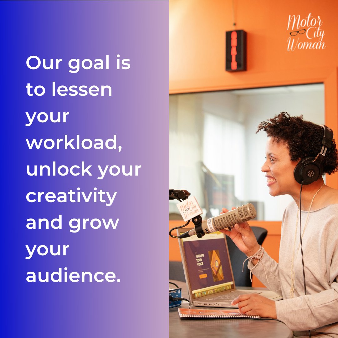 _MotorcityWoman's tweet photo. Think of us as the behind-the-scenes crew you never knew you needed. Explore our services today: https://t.co/QAumUwzz50
#businessgrowth #audiobusiness #audiotoolsforyou #media #mediaforbusiness #podcasts #voiceover #audioproduction #audiomanagement #studioservice #motorcitywoman https://t.co/nDewlZLC3z