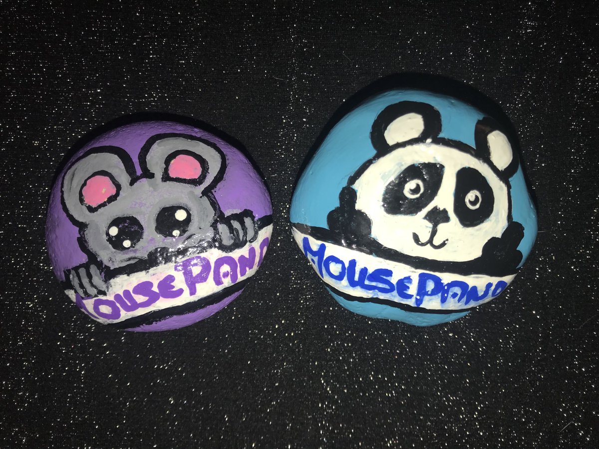 Painting rocks for my favorite streamers ⁦<a href="/MousePandaa/">MousePanda</a>⁩ is one of the funniest streamers I have ever seen. At the same time, he’s saucin on em in WZ! You call him Austin I call him SAUCEtin.