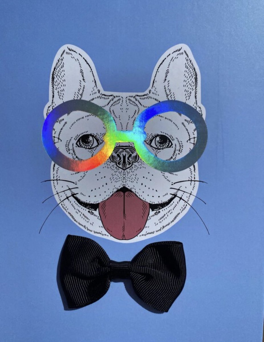 Holographic Nerdy Dog Journal 🐶 $6

Hard cover, lined pages with 3D bow! 👓 

etsy.me/38ncQCf