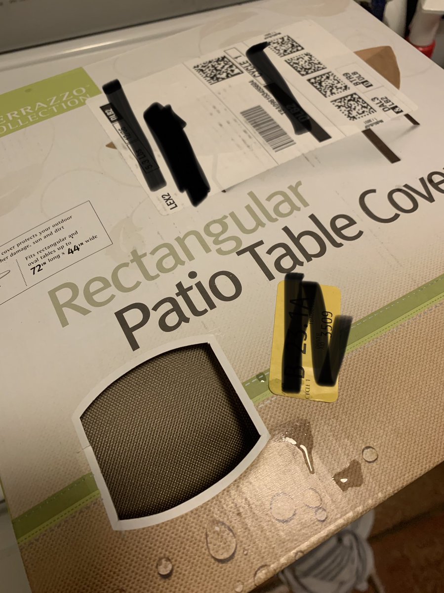 Thanks <a href="/amazon/">Amazon</a> for the quick delivery, but next time a box would be nice since it’s Christmas around here and now my husband knows he’s getting a patio table cover. #justsayin