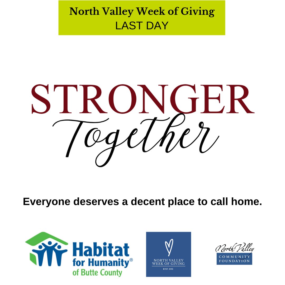 HabitatButte's tweet photo. "Coming together is a beginning, staying together is progress, and working together is success." – Henry Ford
We can't do this without you!
Donate Here: https://t.co/TEfRbtBcQ6

#NVWeekOfGiving #WOG21 #HabitatRebuildsInParadise #StrongerTogether https://t.co/kXZcc6PkrD