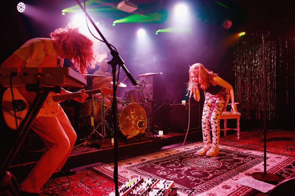 witching_hour__'s tweet photo. still feeling so humbled and dreamy after the pure magic that was the EP launch last week 😌⚡💕 
go stream 'book of shadows' now if you want a hit of these glittering emopop vibes we put out on stage last thurs!

📸: michelle pitiris /// sheisaphrodite https://t.co/wL1ll33G8h