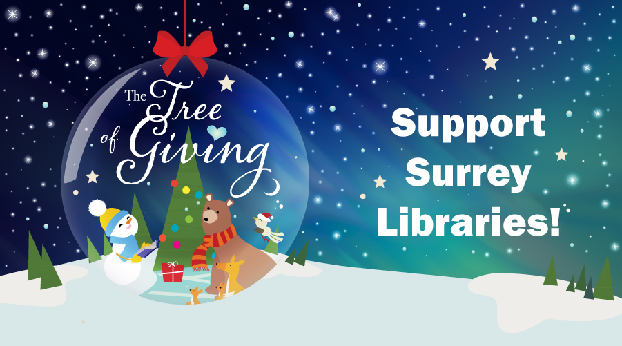 surreylibrary's tweet photo. Celebrate the season of giving and make a donation to Tree of Giving at Surrey Libraries! All proceeds support community programming. 

Details: https://t.co/BPylYpmlEi, or donate online: https://t.co/WHEypNEAe6

#TreeofGiving https://t.co/erTTD7wc3x