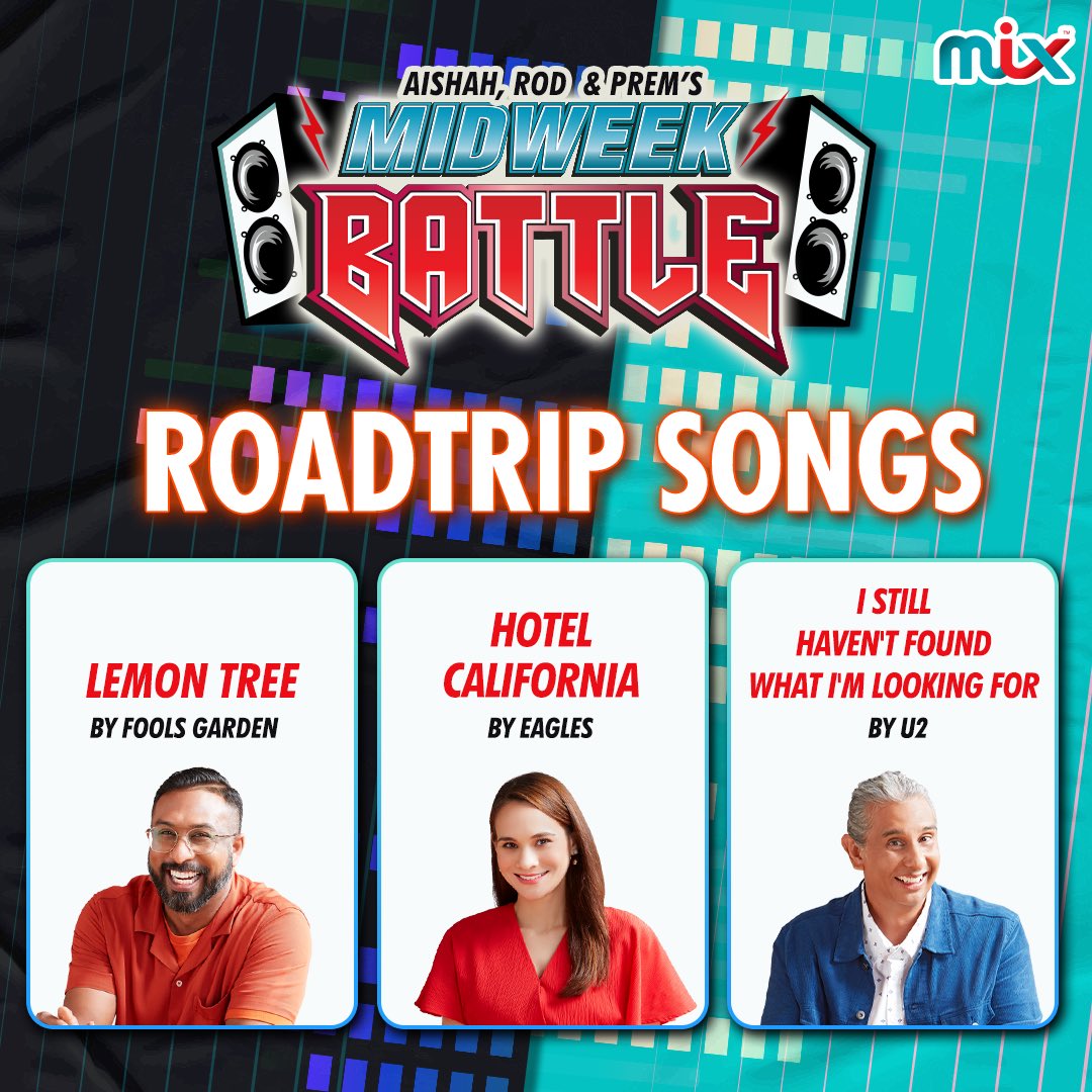 mixdotmy's tweet photo. It's December and we're feeling the holiday vibes already!
The theme for this week is Roadtrip Songs. Which song do you want us play tomorrow at 9AM?

#MIXBreakfast
#MidWeekBattle https://t.co/Pz0S2PRXJA