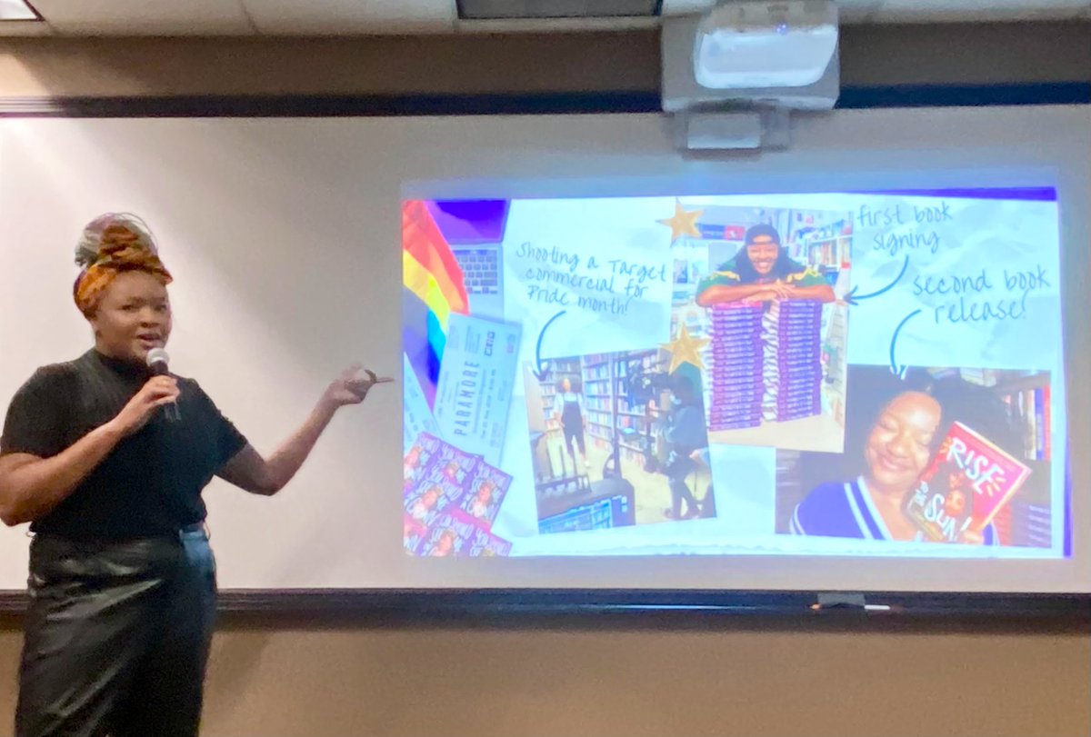 BDHS_MC's tweet photo. We were so honored to host @byleahjohnson today and will be holding on the the messages (and those luncheon vibes) for a very long time! Thank you so much for inspiring the next generation of BD Giants!! #thereisareason https://t.co/TcfnQ8n7O0