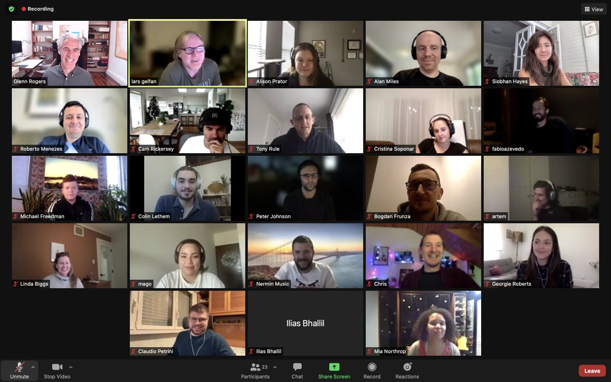 float's tweet photo. The aim of our presentations is to inform, entertain, and energize the team—30+ folks working across 15+ countries.
With day 1 of the Float Remote Roadshow down for some, and about to begin for others, it's safe to say that we're all on board and buckled in! 🚐🌏🤘
#bestworklife https://t.co/yBciAHjCIo