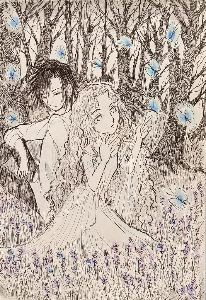 黒い森の奥深くに
その流れる
時間はあったのでしょう …
#イラスト #イラスト好きと繋がりたい #イラスト好きさんと繋がりたい #イラスト好きな人とつながりたい #アナログ絵を流してアナログ民を増やそう #絵描きさんと繋がりたい #アナログイラスト #オリジナルイラスト