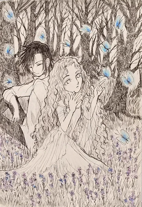 黒い森の奥深くに

その流れる

時間はあったのでしょう …

#イラスト  #イラスト好きと繋がりたい  #イラスト好きさんと繋がりたい  #イラスト好きな人とつながりたい  #アナログ絵を流してアナログ民を増やそう  #絵描きさんと繋がりたい  #アナログイラスト  #オリジナルイラスト 