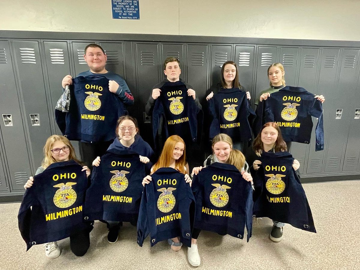 Christmas came early in the ag room! Greenhand members received their FFA jackets this week! <a href="/OhioFFA/">Ohio FFA</a>