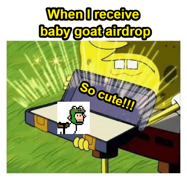 GN! Looking forward to my baby goats!!!! Meeehhhh!
#NFT #SolanaNFT