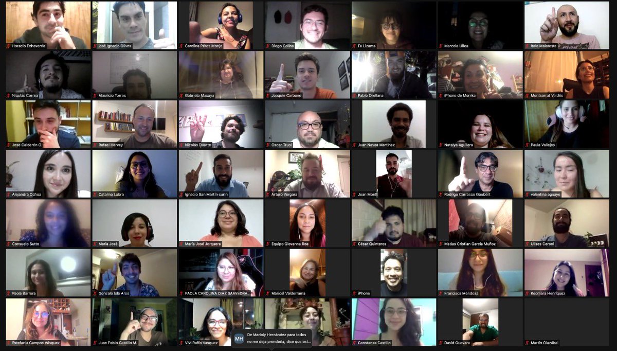 baradit's tweet photo. Son 290 voluntarios abogados o estudiantes de derecho!

Hoy le dimos el VAMOS al batallón que va a ayudar a chilenxs a elevar Iniciativas populares de norma constitucional.

Somos muchos más con la Constituyentes!!!

@giovannaroa
@fernando_atria
@patriciapolitz https://t.co/XbmlM8wJh6