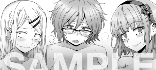 【NSFW】skeb納品です。だがしかし3人組のリクエストを頂きました  https://t.co/Gg7cEQ9kHe #Skeb #Commission @skeb_jpより 