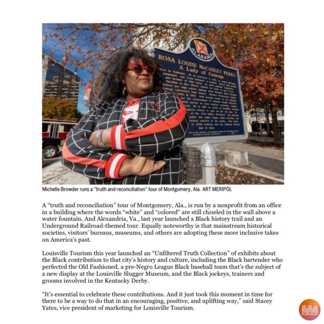 mmupsx's tweet photo. Thank you Boston Globe and Jon Marcus for featuring our founder, Kirk Brown, and the work we’re doing to memorialize plantations. 
Find the full article at https://t.co/clgGfngUBd
#mmsupx #melaninmeetups #bostonglobe #blacklivesmatter #criticalracetheory #rewritethenarrative https://t.co/t6TxWvTF5b