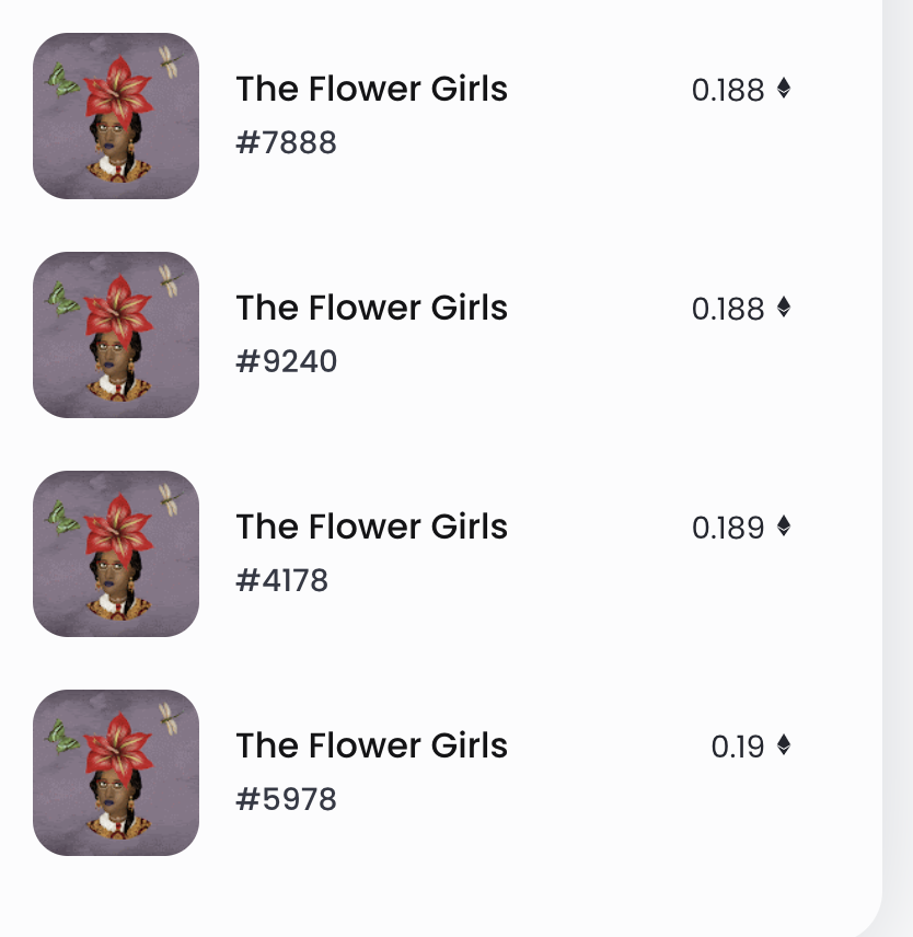 garyvee's tweet photo. seeing a lot of excitement for @FlowerGirlsNFT revealment in next 30 minutes ...wanted to do something nice for those who count afford - i bought these 4 pre-revealed to give away in the discord of https://t.co/03idwjeqOQ flower girls, come meet me there :) https://t.co/gV7IFeJDnI