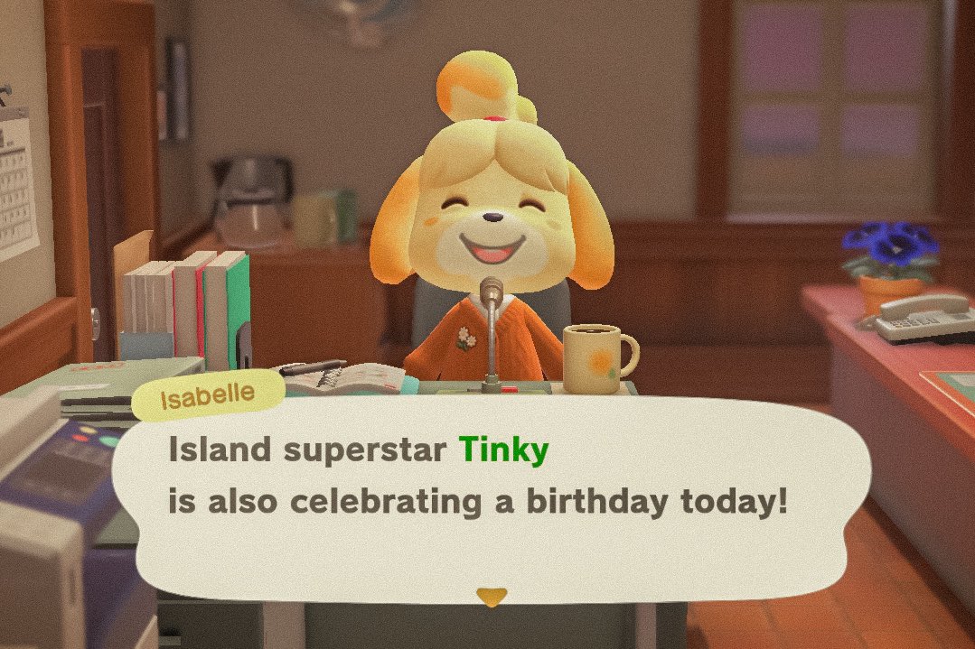 awhoraforflora's tweet photo. yesterday was my birthday 🥺💕 thanku Norma for hosting the party 💕✨ #AnimalCrossingNewHorizons #ACNH #AnimalCrossing #NintendoSwitch #acNorma #acFlurry #acMonique https://t.co/1wcU3oe3hi