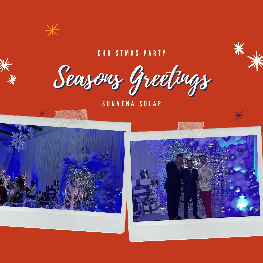 SunVenaSolar's tweet photo. Last night's SunVena Solar Christmas party was a blast! ❄️☃️

Thank you to the SunVena team, family members, significant others, loved ones, and vendors who made this night such a success. 

We can't wait to do it again next year! 

#christmasparty #merrychristmas #floridasolar https://t.co/6JgVVGCis3