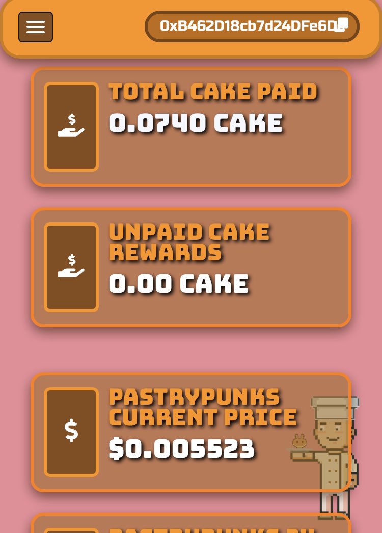 jayMAC32191409's tweet photo. Get paid $cake for holding through dips 🤝 #PASTRYPUNKS 🙌 https://t.co/HoDIdwnOXA